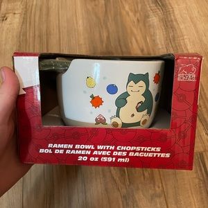 Snorlax pokemon ramen bowl 20oz